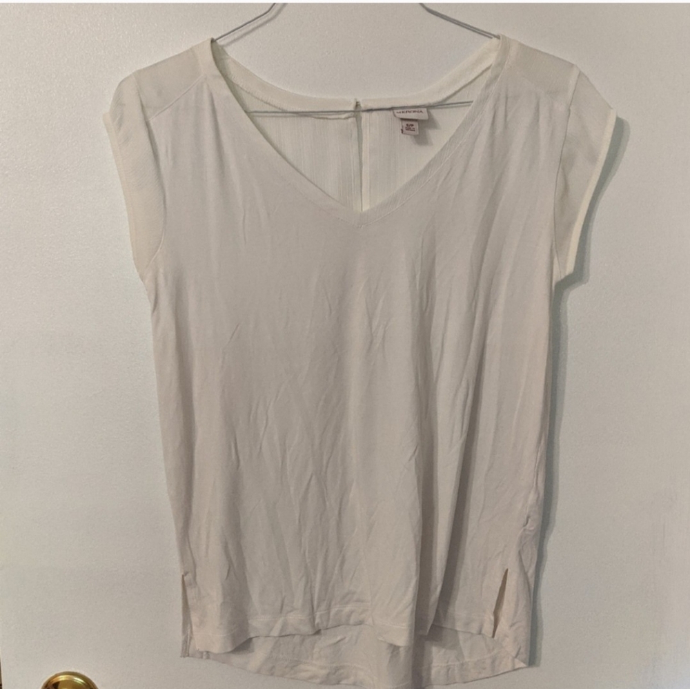 Free With Purchase Merona Cream Women's Blouse